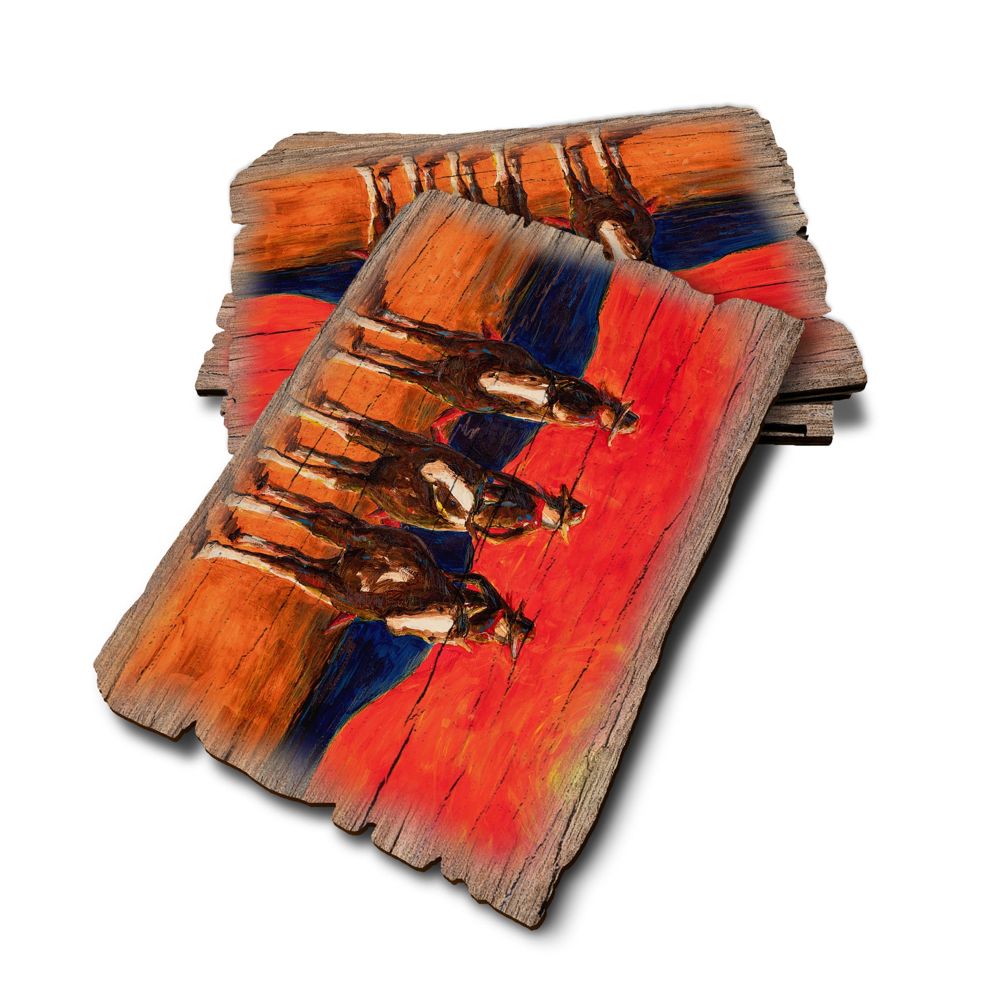 Neal's Three Horsewomen - Weathered Edge Rustic Edge Postcard (5pk // $2.80ea)