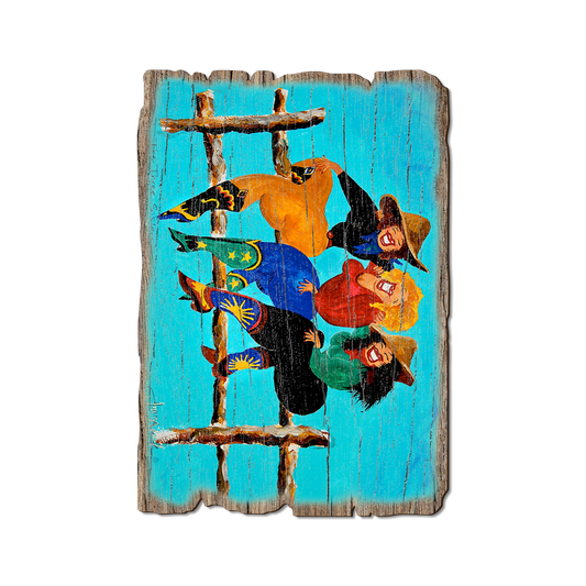 Greeting Card: Weathered Edge - Neal's Three Sisters