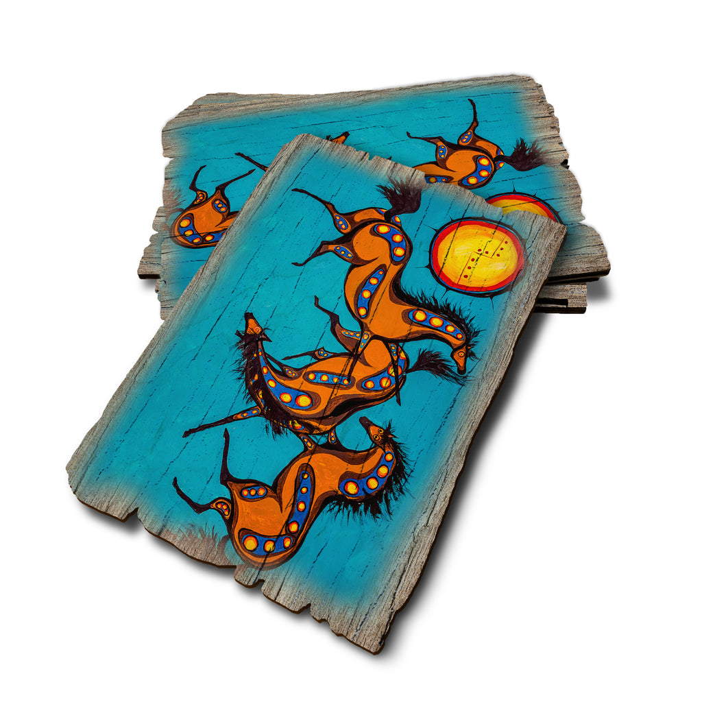 Neal's Three Tourques - Weathered Edge Rustic Edge Postcard (5pk // $2.80ea)