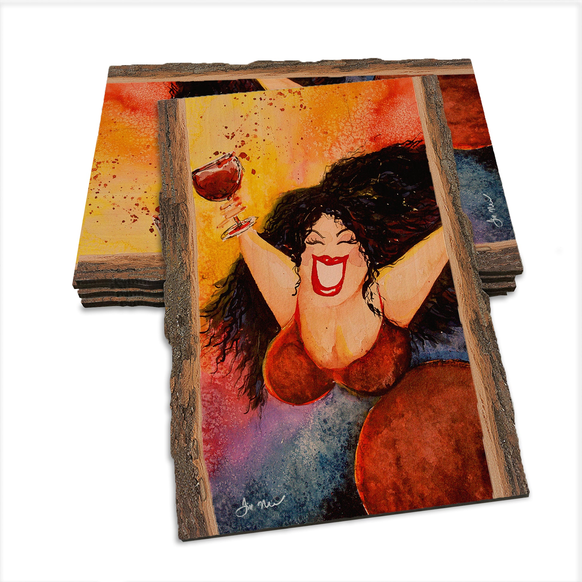 Neal's Wine Diva - Live Edge Live Edge Postcard (5pk // $2.80ea)