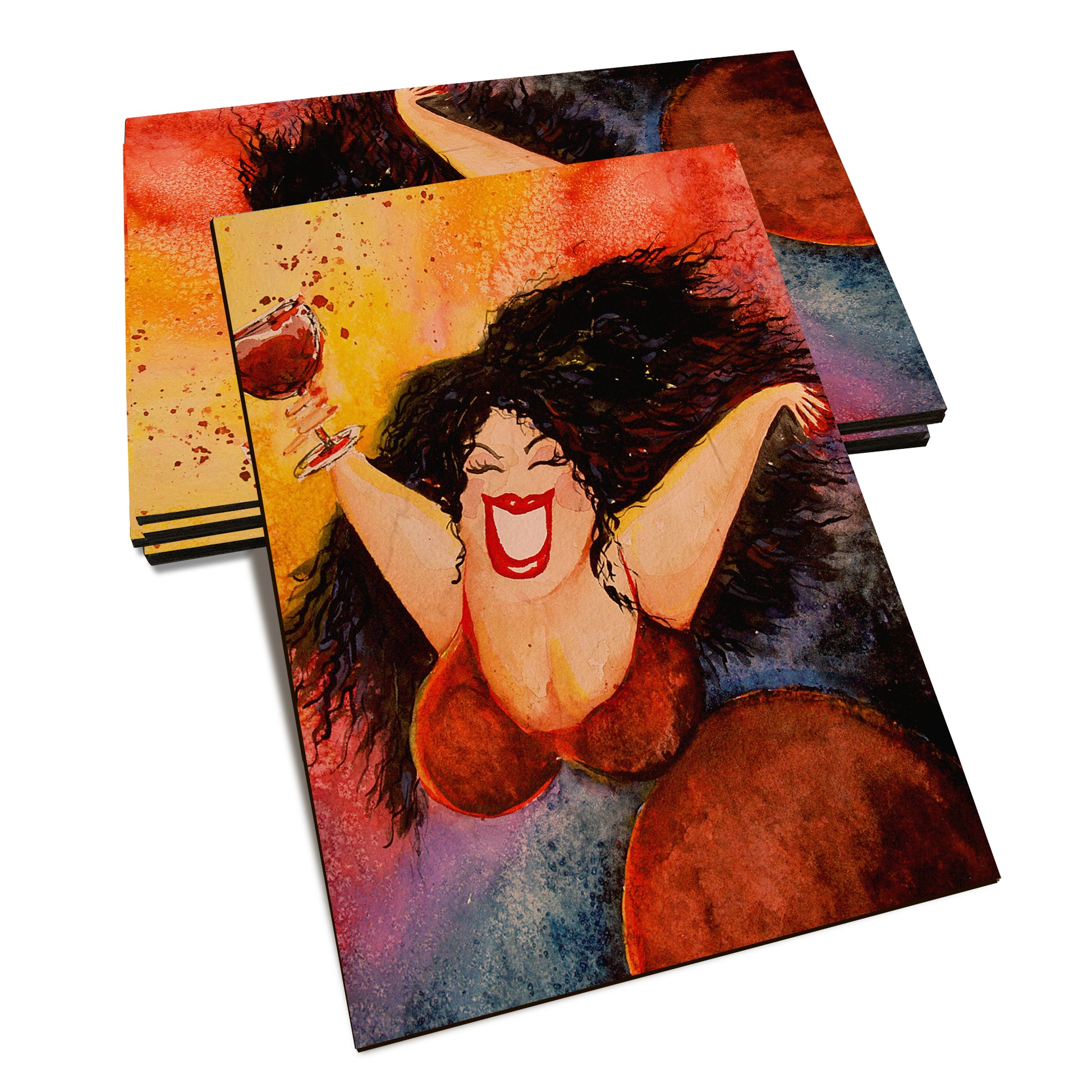 Neal's Wine Diva - Classic Edge Classic Edge Postcard (5pk // $2.80ea)