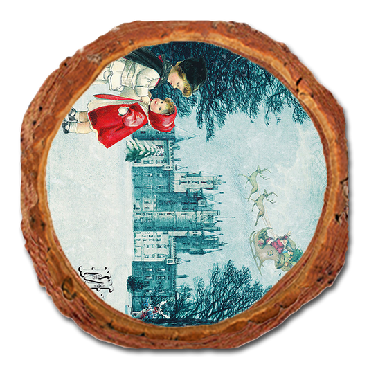 Coaster: Live Edge - Kids and Castle