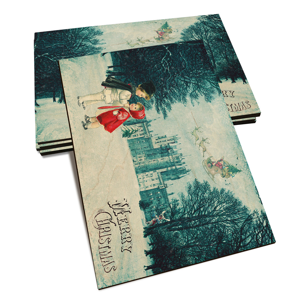 Kids and Castle - Holiday - Classic Edge Classic Edge Postcard (5pk // $2.80ea)