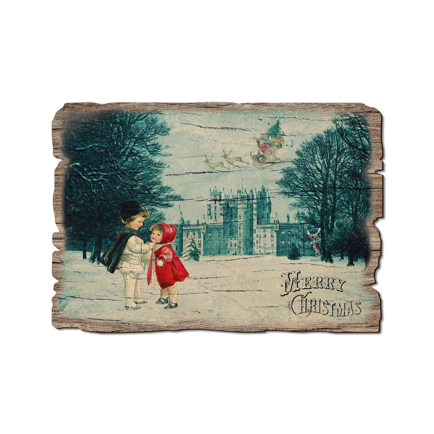 Kids And Castle - Rustic Edge Postcards & Magnets Rustic Edge Postcard (5pk // $2.80ea)