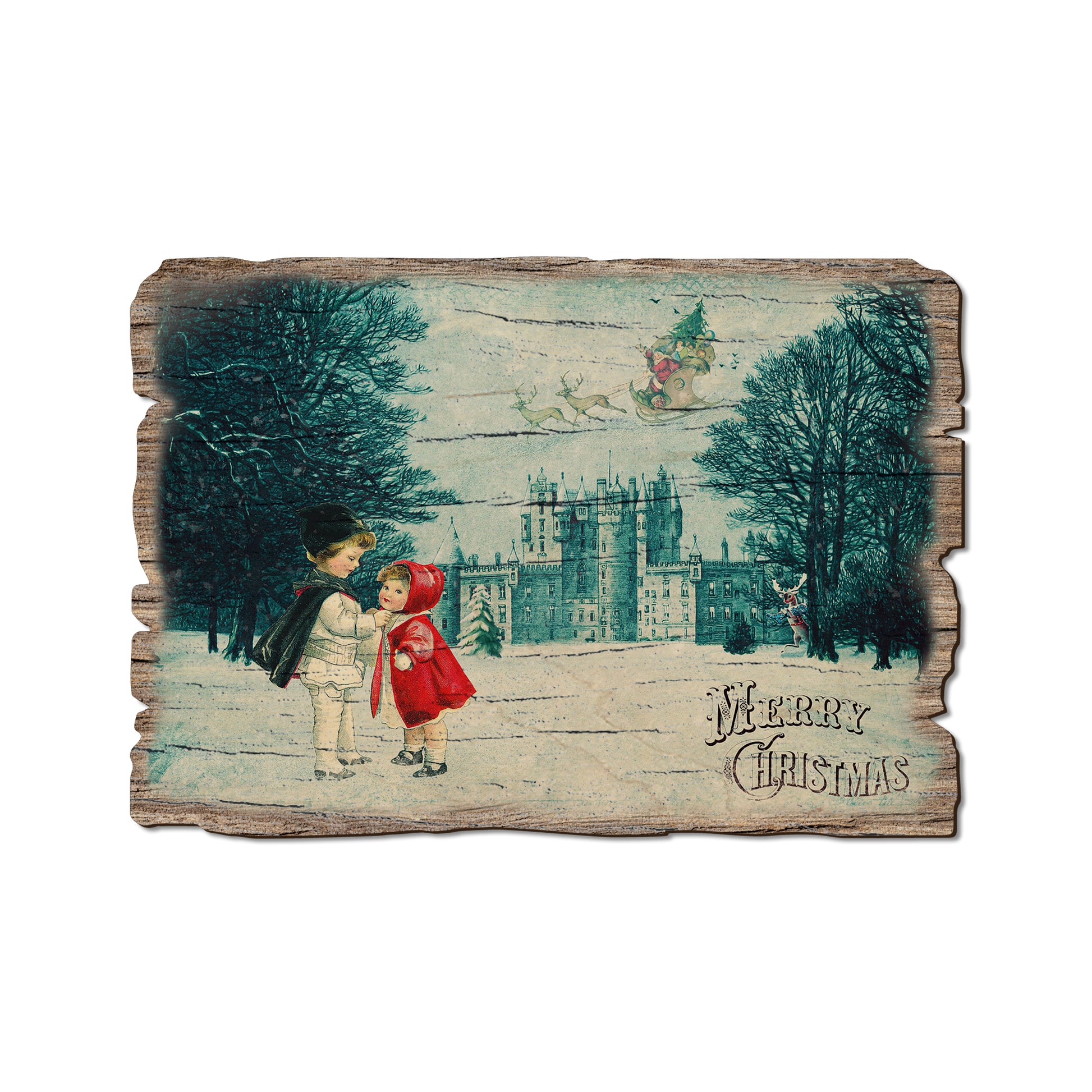 Kids And Castle - Rustic Edge Postcards & Magnets Rustic Edge Postcard (5pk // $2.80ea)