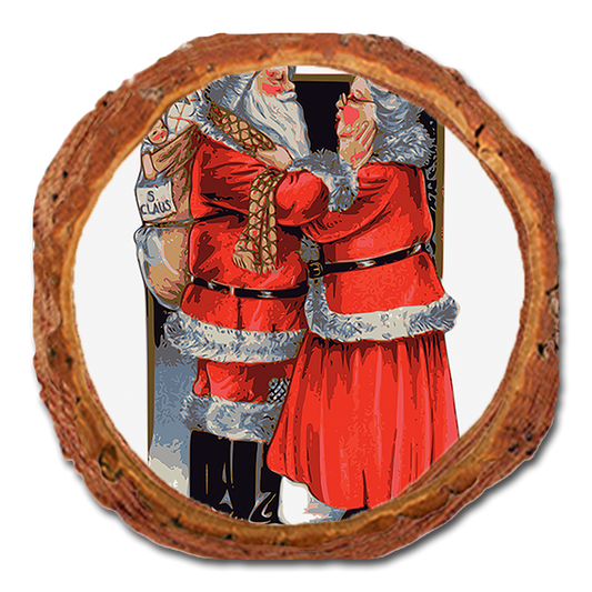 Coaster: Live Edge - Kringle Love (Pack of 5)
