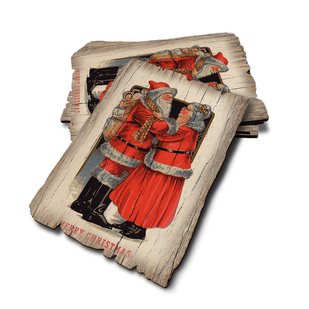 Kringle Love - Weathered Edge Rustic Edge Postcard (5pk // $2.80ea)