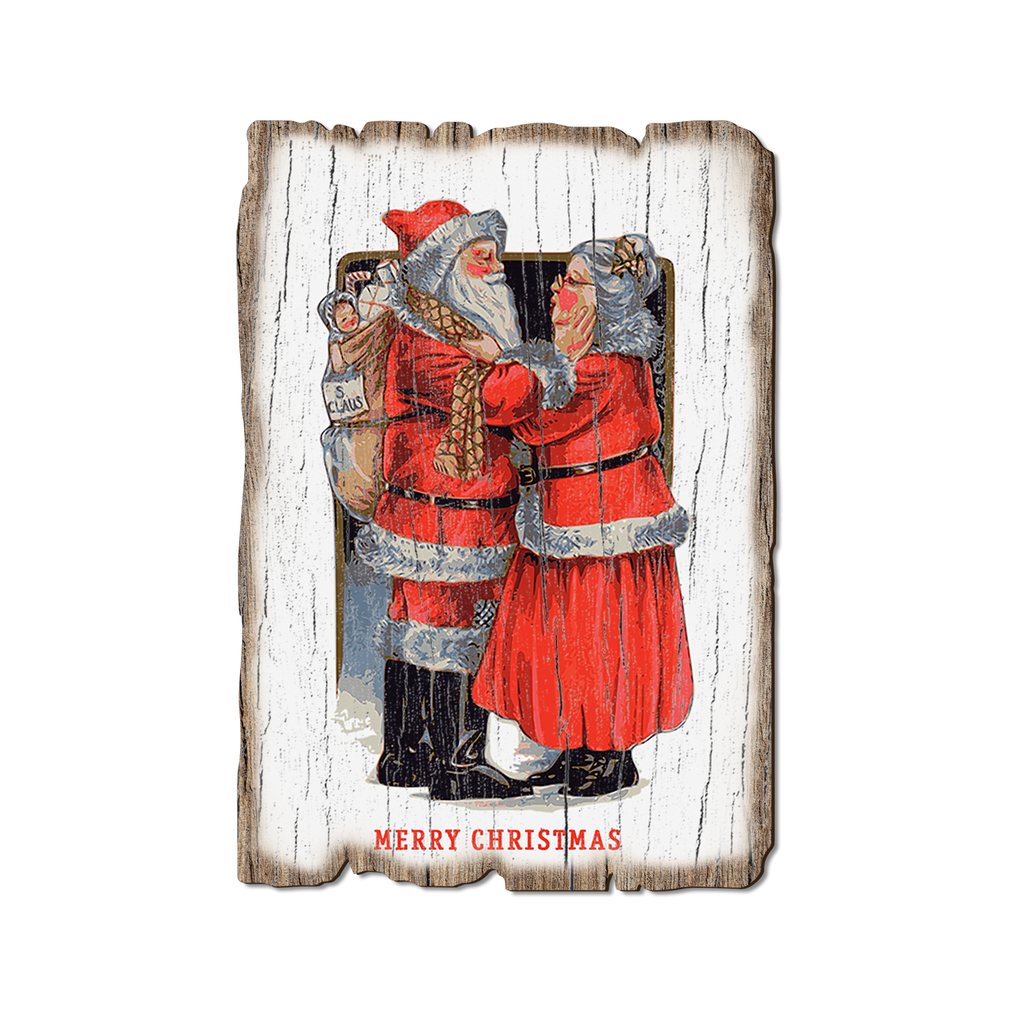 Greeting Card: Weathered Edge - Kringle Love (Pack of 5)