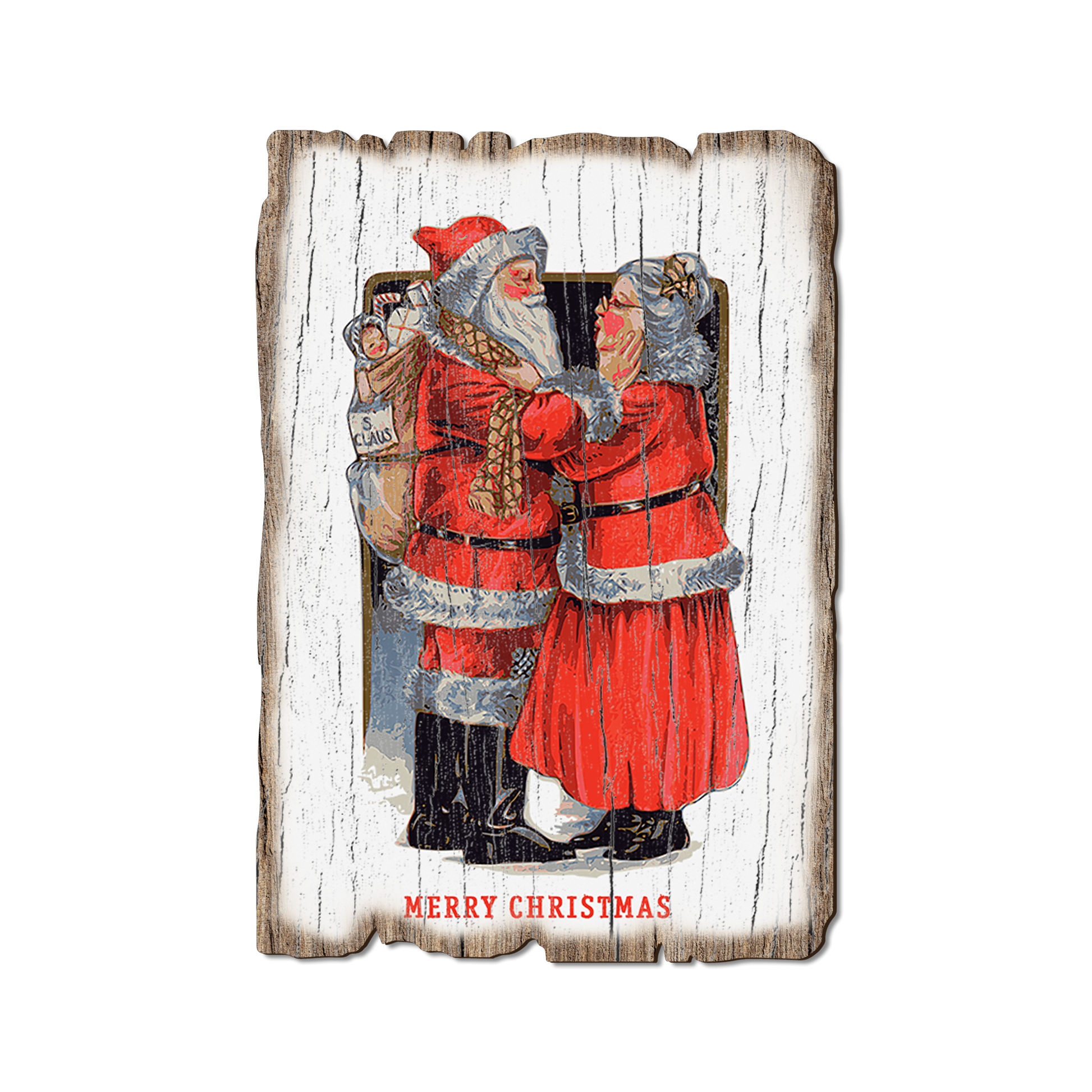 Greeting Card: Weathered Edge - Kringle Love (Pack of 5)