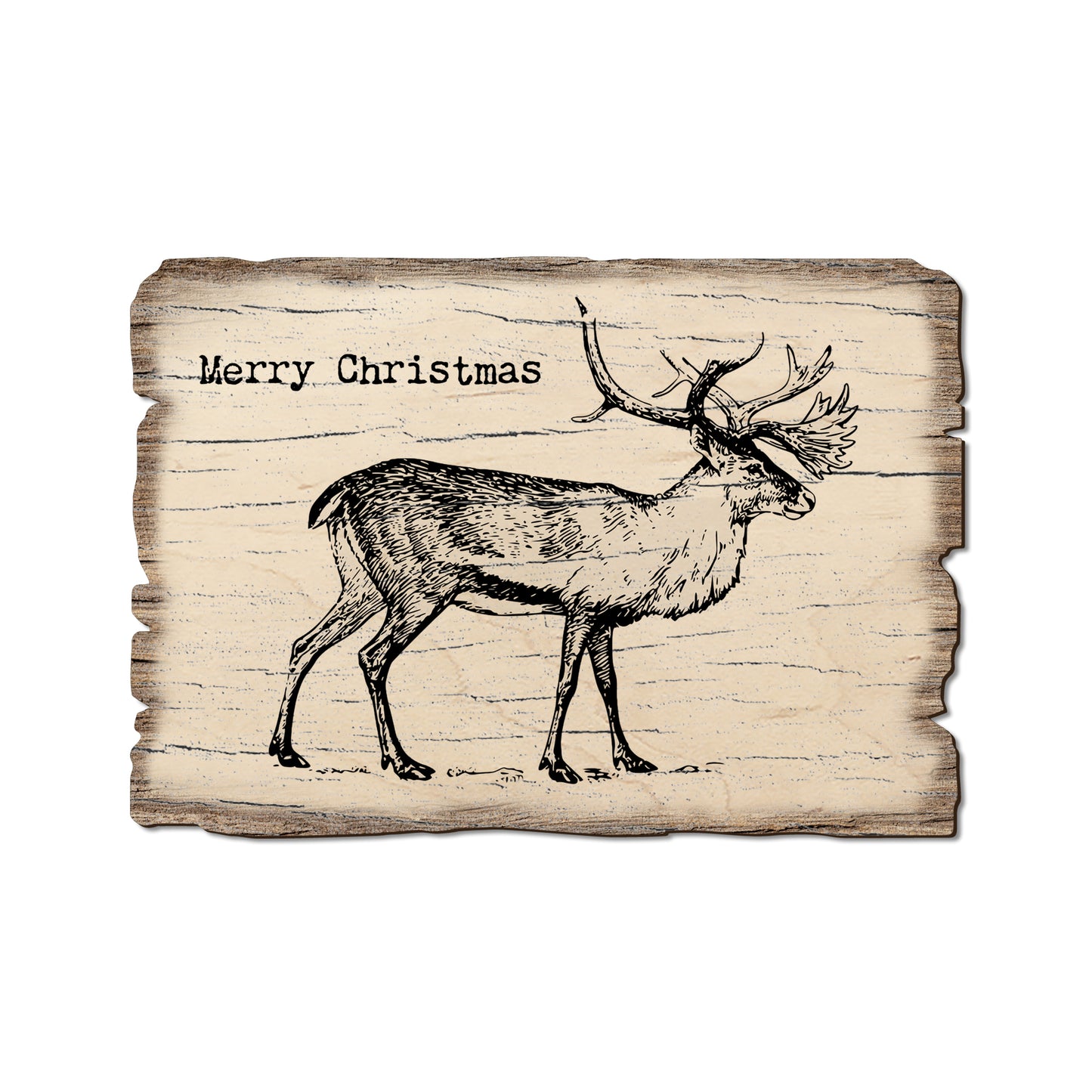 Line Art Reindeer - Rustic Edge Postcards & Magnets Rustic Edge Postcard (5pk // $2.80ea)
