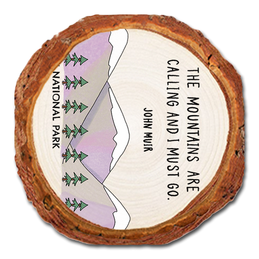 Coaster: Live Edge - Mountains Calling (Pack of 5)