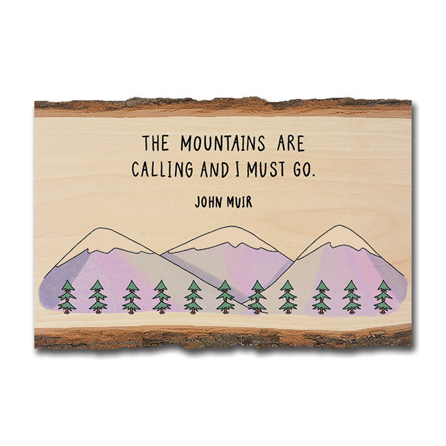 Mountains Calling - Live Edge Live Edge Postcard (5pk // $2.80ea)