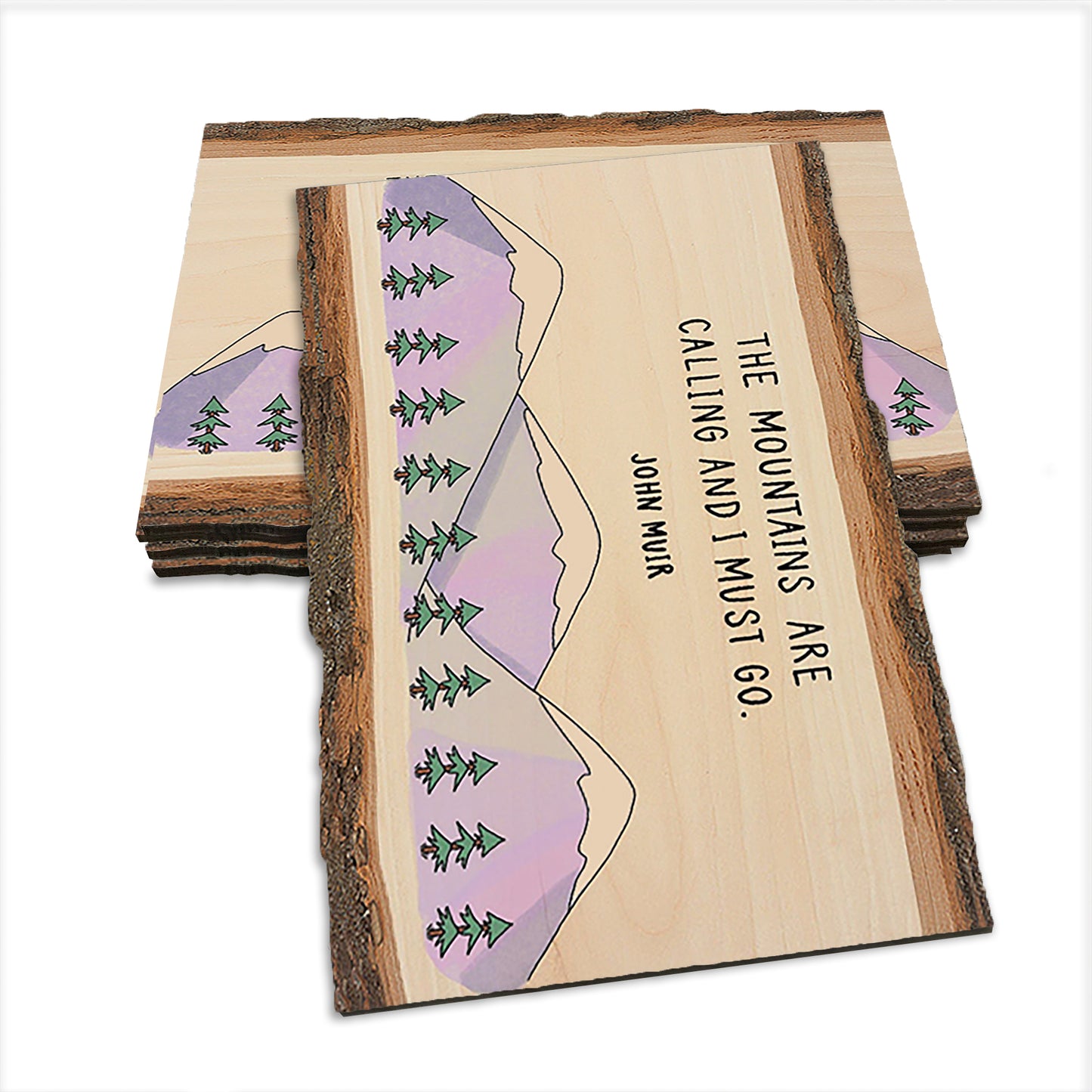 Mountains Calling - Live Edge Live Edge Postcard (5pk // $2.80ea)