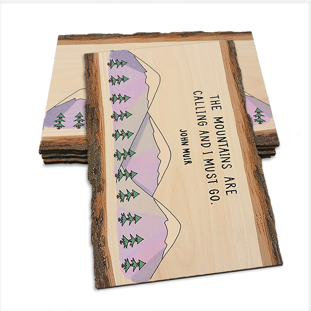 Mountains Calling - Live Edge Live Edge Postcard (5pk // $2.80ea)