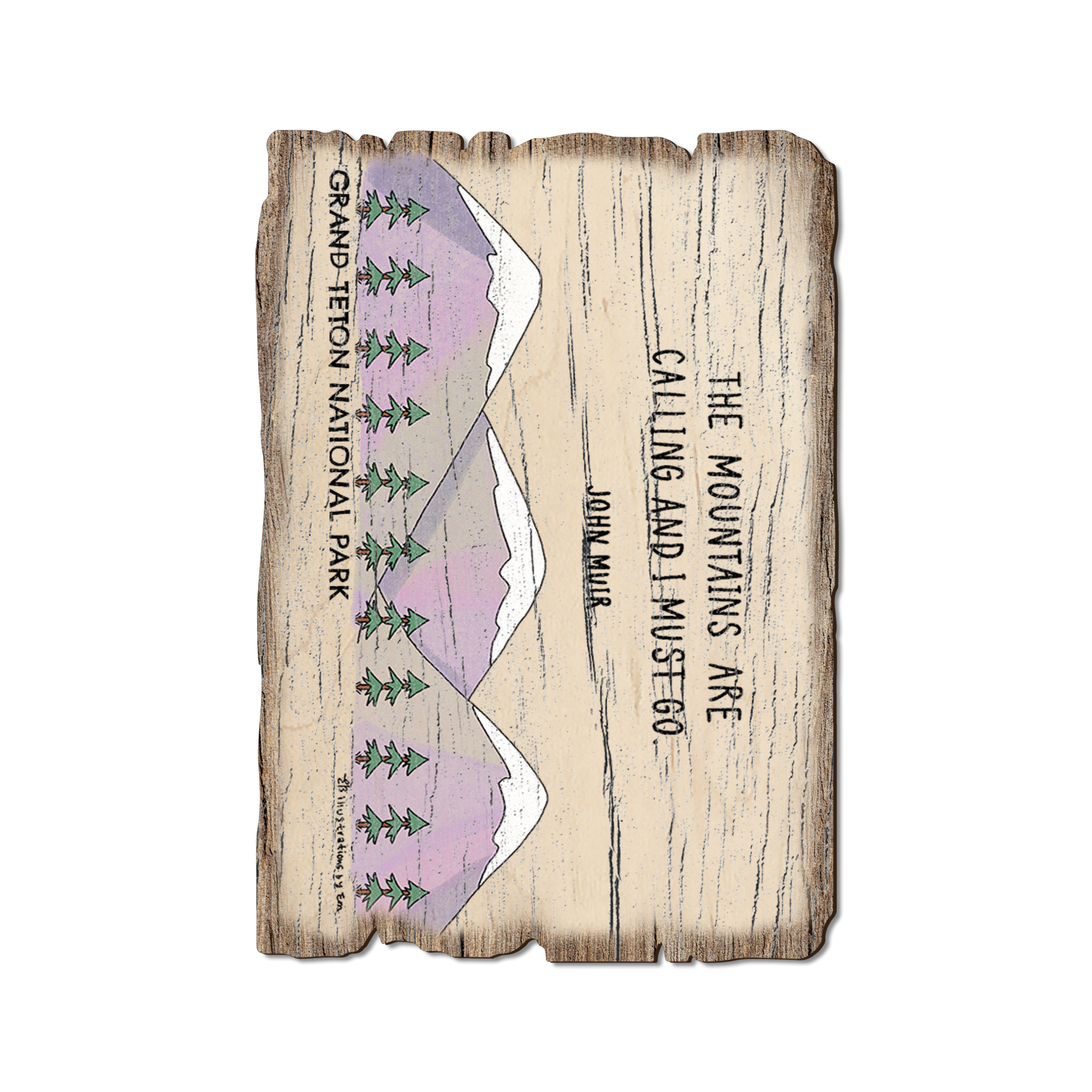 Greeting Card: Weathered Edge - Mountains Calling (Pack of 5)