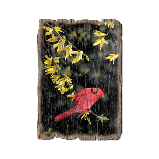 Greeting Card: Weathered Edge - Kelso's Spring Fire
