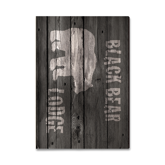 Magnet: Classic Edge - Black Bear Lodge
