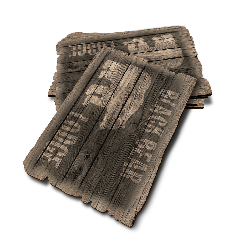 Black Bear Lodge - Weathered Edge Rustic Edge Postcard (5pk // $2.80ea)