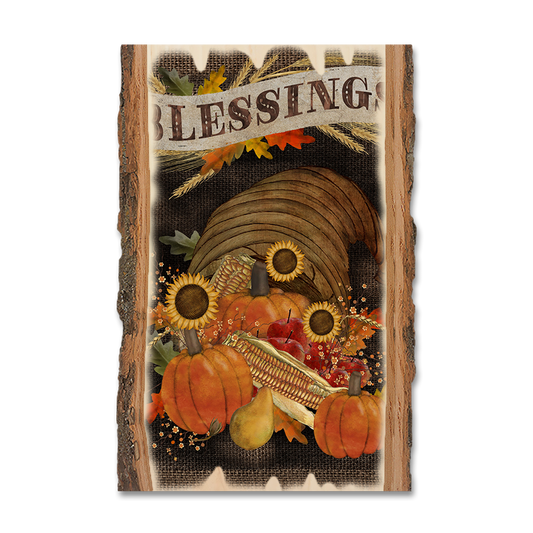 Magnet: Live Edge - Blessings Cornucopia