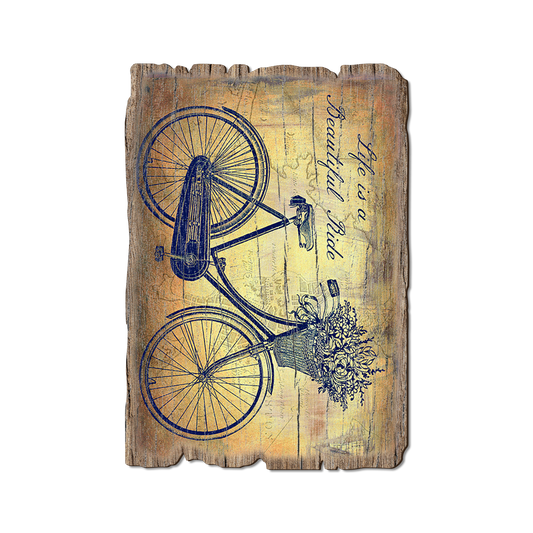 Greeting Card: Weathered Edge - Beautiful Ride
