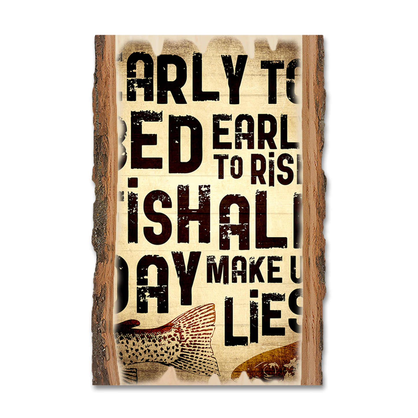 Postcard: Live Edge - Early To Bed