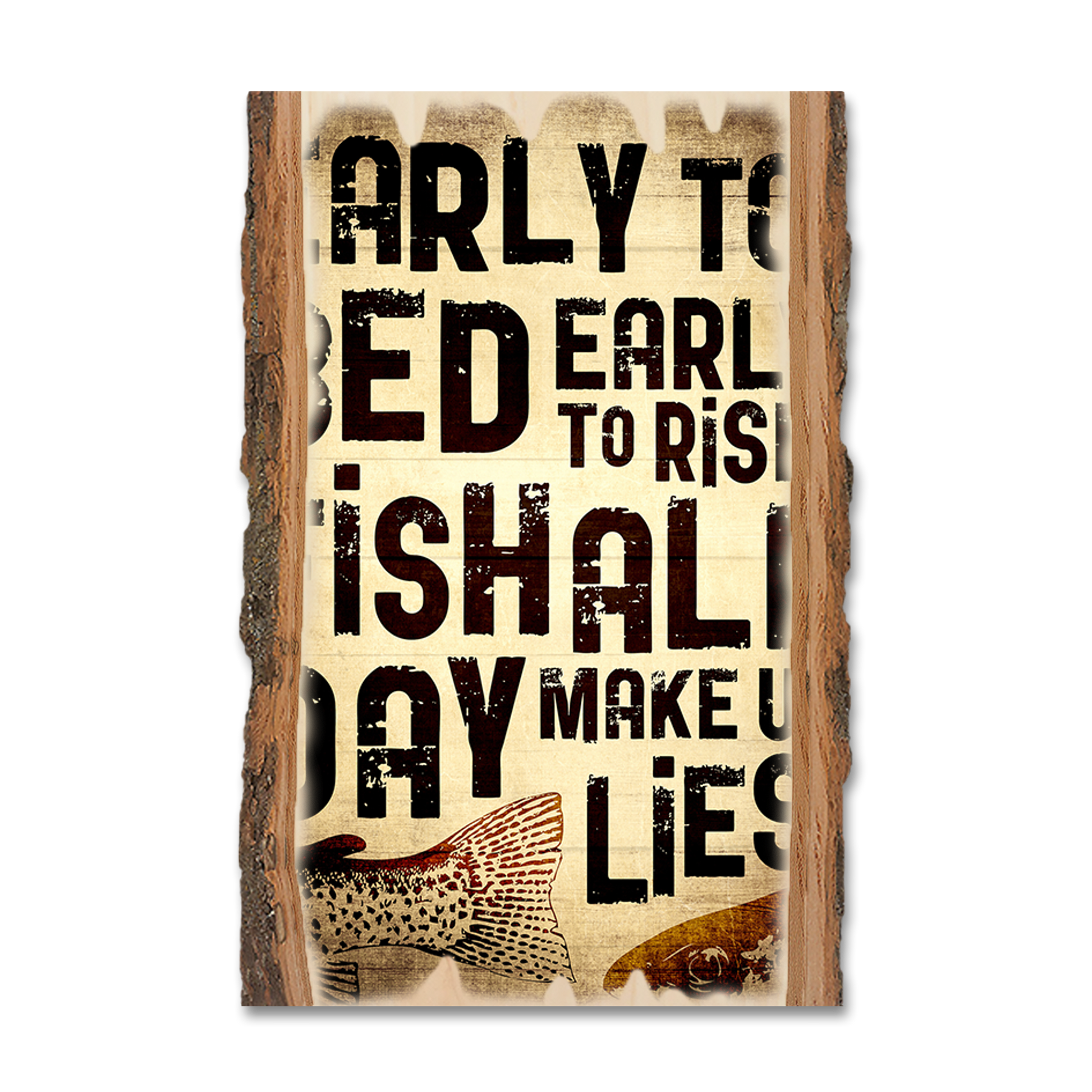 Postcard: Live Edge - Early To Bed