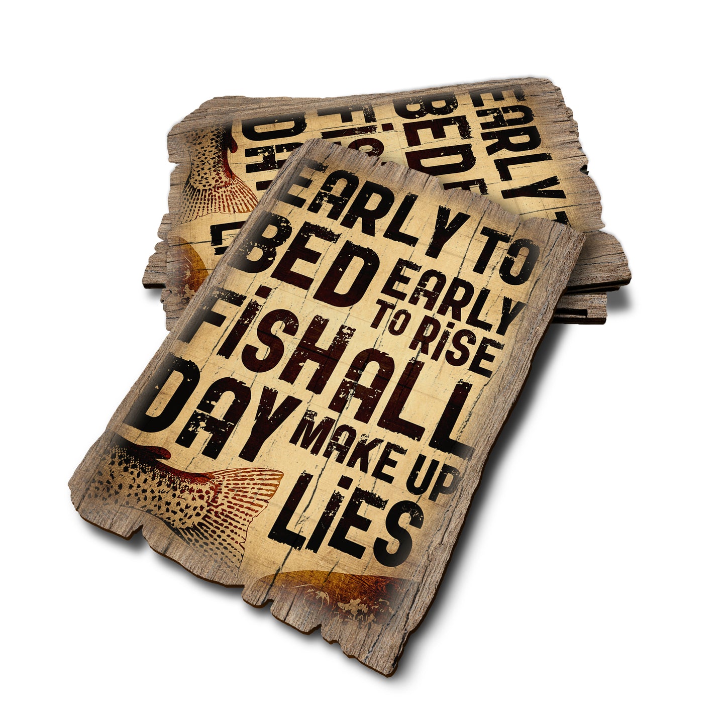 Early To Bed - Weathered Edge Rustic Edge Postcard (5pk // $2.80ea)