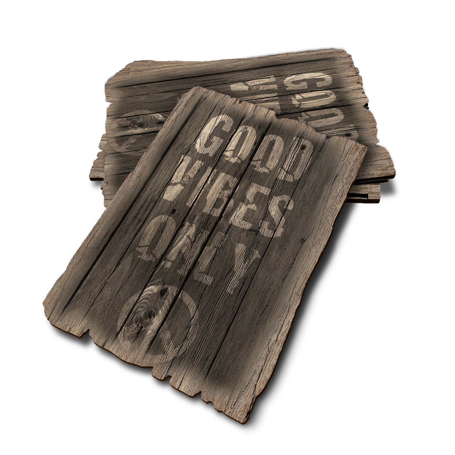 Good Vibes Only - Weathered Edge Rustic Edge Postcard (5pk // $2.80ea)