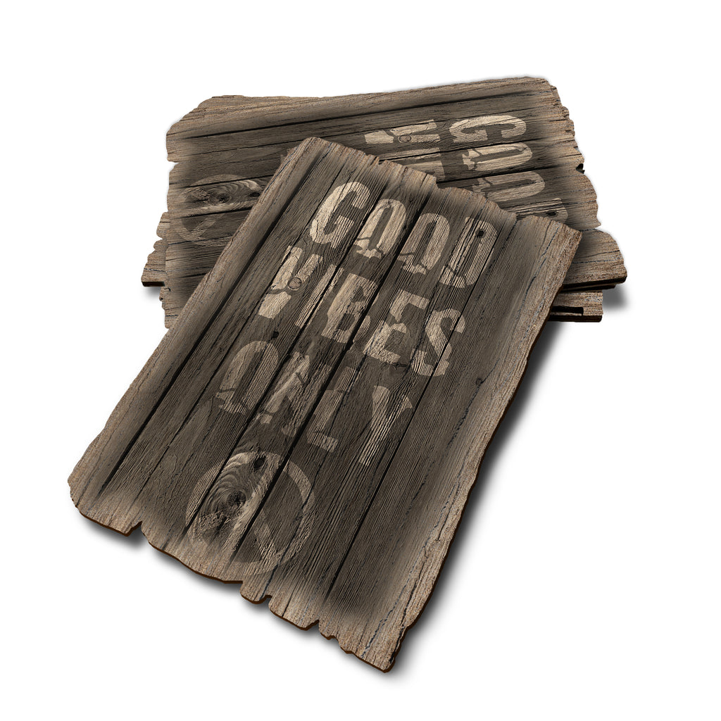 Good Vibes Only - Weathered Edge Rustic Edge Postcard (5pk // $2.80ea)