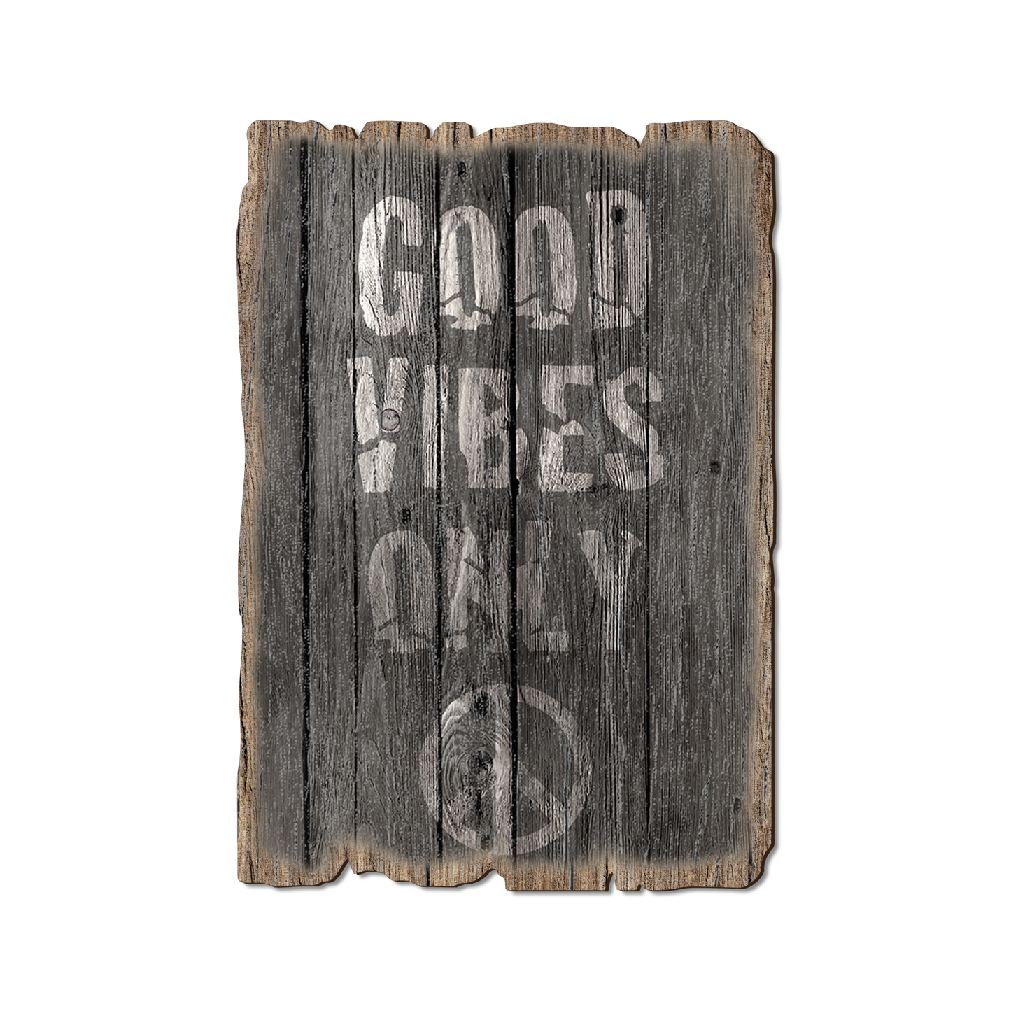 Greeting Card: Weathered Edge - Good Vibes Only