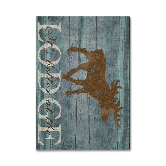 Magnet: Classic Edge - It's Better At Lodge