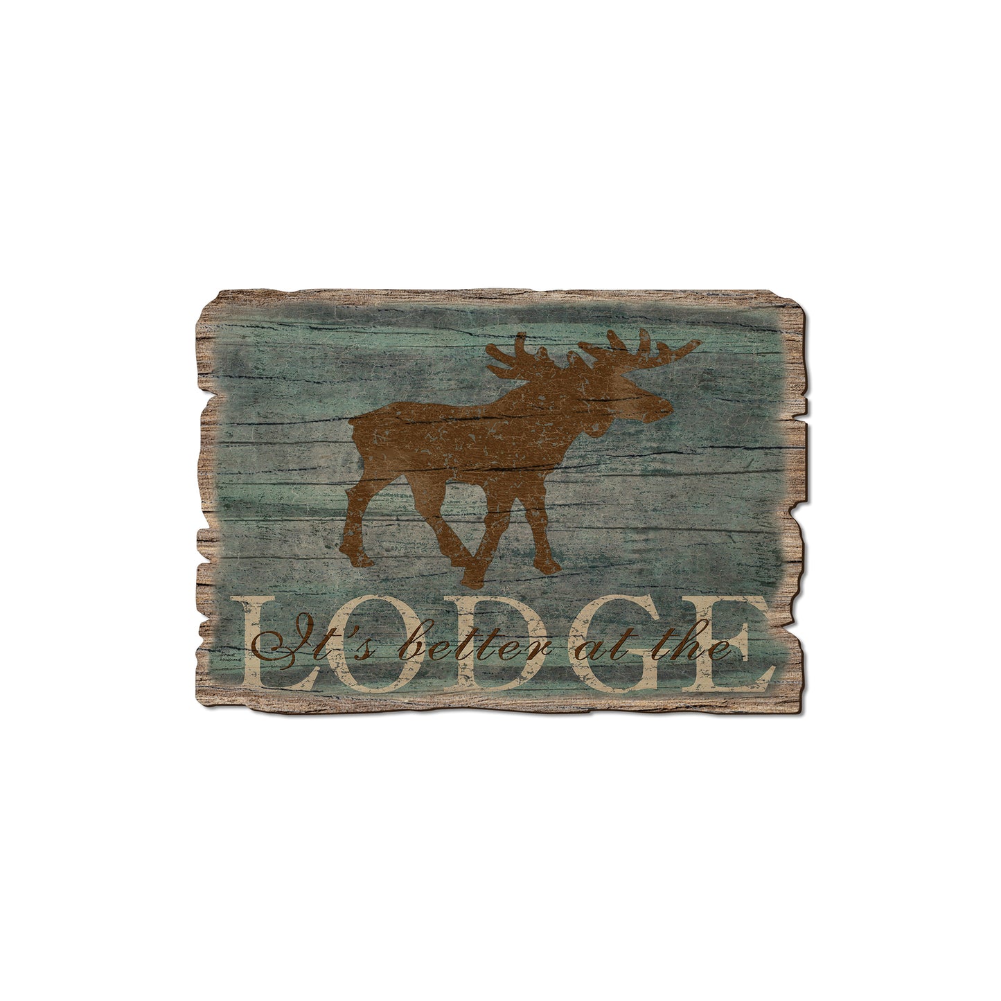 Its Better At Lodge - Rustic Edge Postcards & Magnets Rustic Edge Magnet (5pk // $2.80ea)
