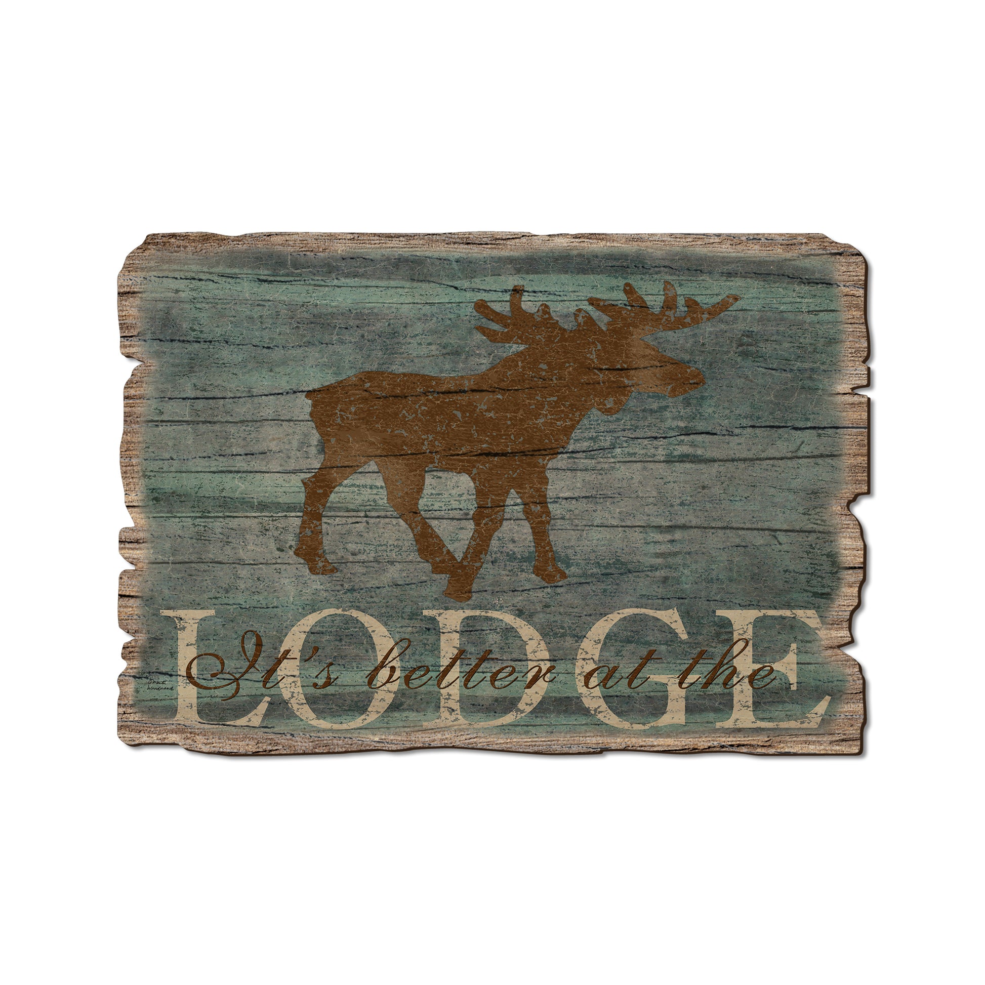Its Better At Lodge - Rustic Edge Postcards & Magnets Rustic Edge Postcard (5pk // $2.80ea)