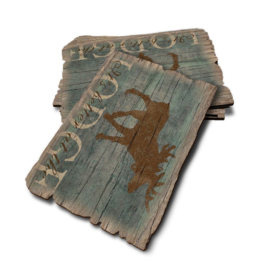 Its Better At Lodge - Weathered Edge Rustic Edge Postcard (5pk // $2.80ea)