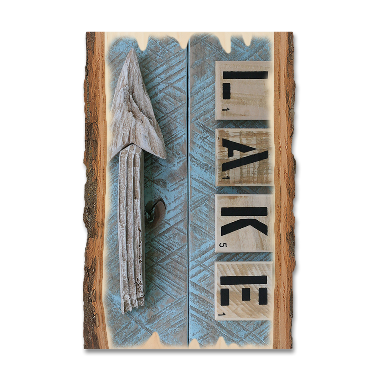 Greeting Card: Live Edge - Lake Arrow