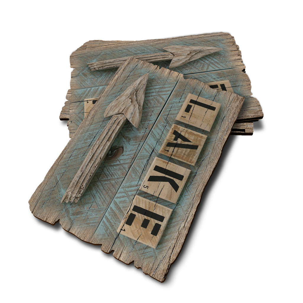 Lake Arrow - Weathered Edge Rustic Edge Postcard (5pk // $2.80ea)