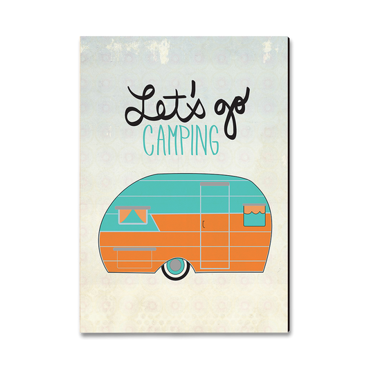 Greeting Card: Classic Edge - Let's Go Camping (Pack of 5)