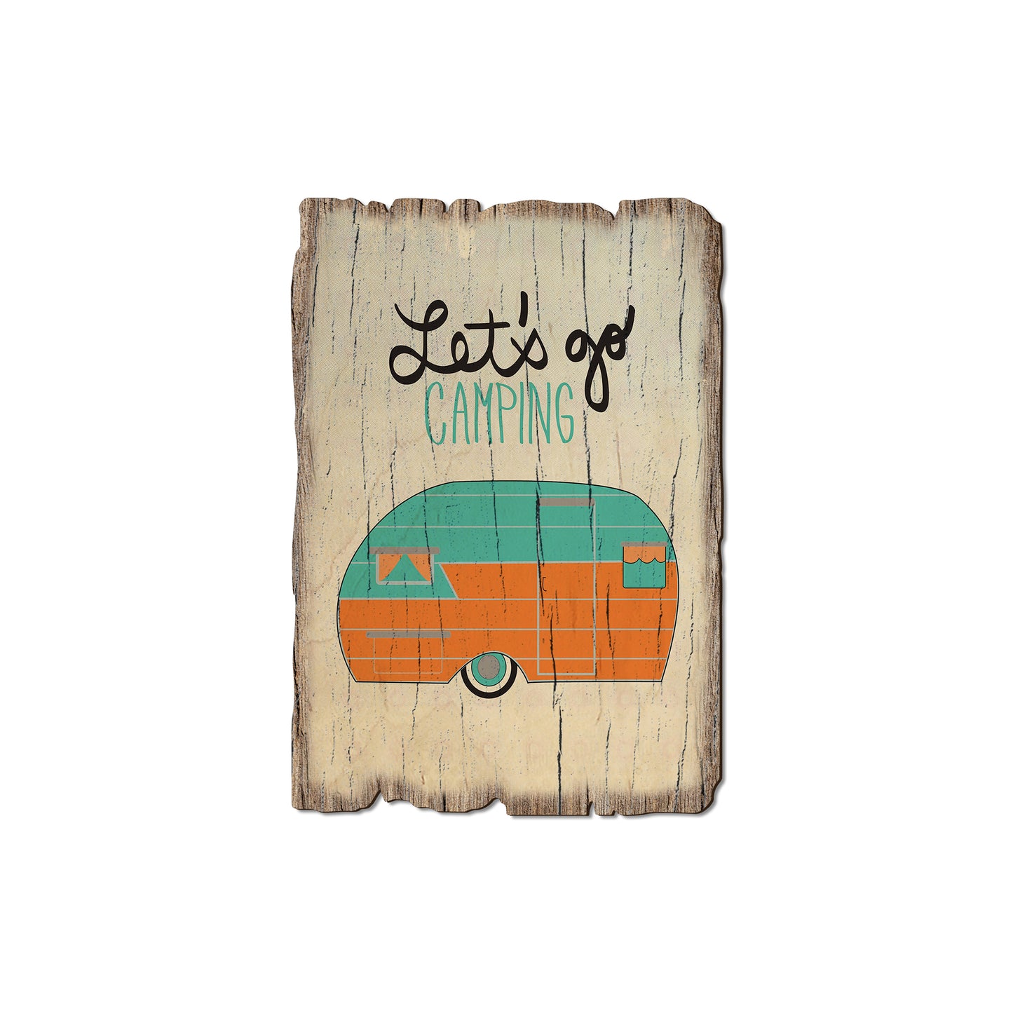 Lets Go Camping - Rustic Edge Postcards & Magnets Rustic Edge Magnet (5pk // $2.80ea)