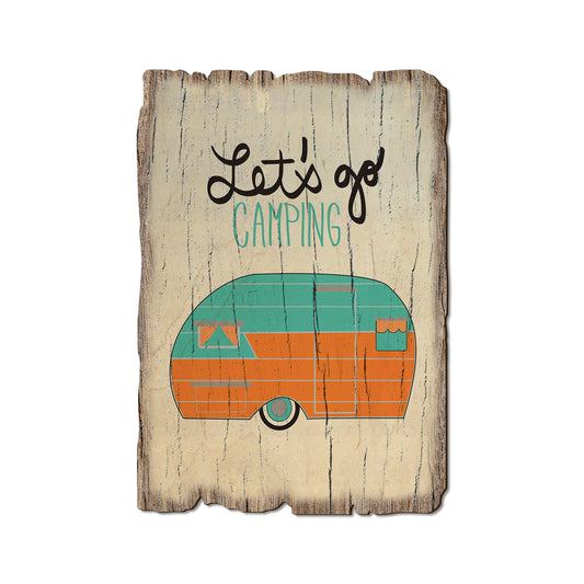 Lets Go Camping - Rustic Edge Postcards & Magnets Rustic Edge Postcard (5pk // $2.80ea)