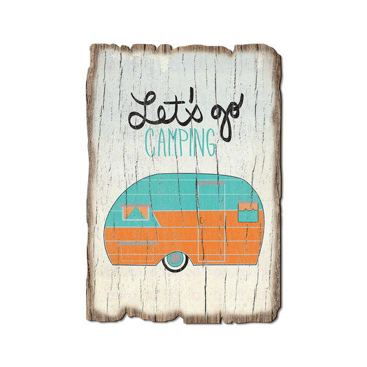 Greeting Card: Weathered Edge - Let's Go Camping (Pack of 5)