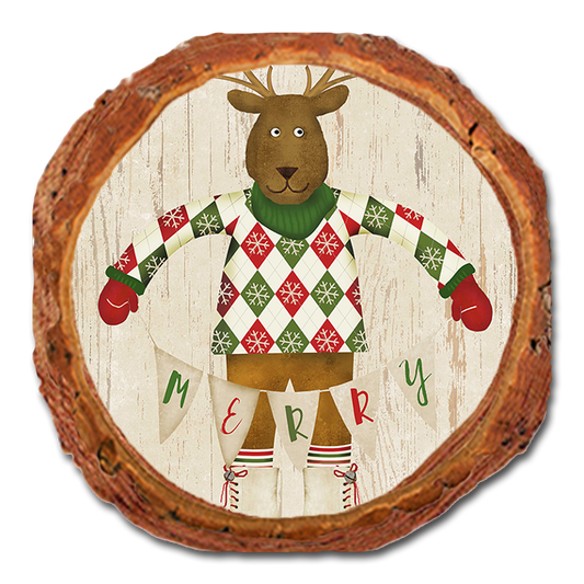Coaster: Live Edge - Merry Reindeer