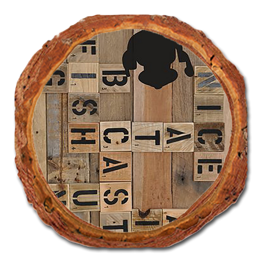 Coaster: Live Edge - Nice Cast (Pack of 5)