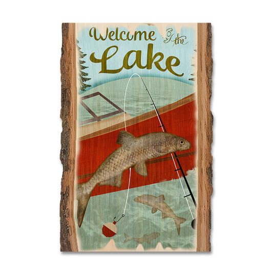 Greeting Card: Live Edge - Welcome Lake