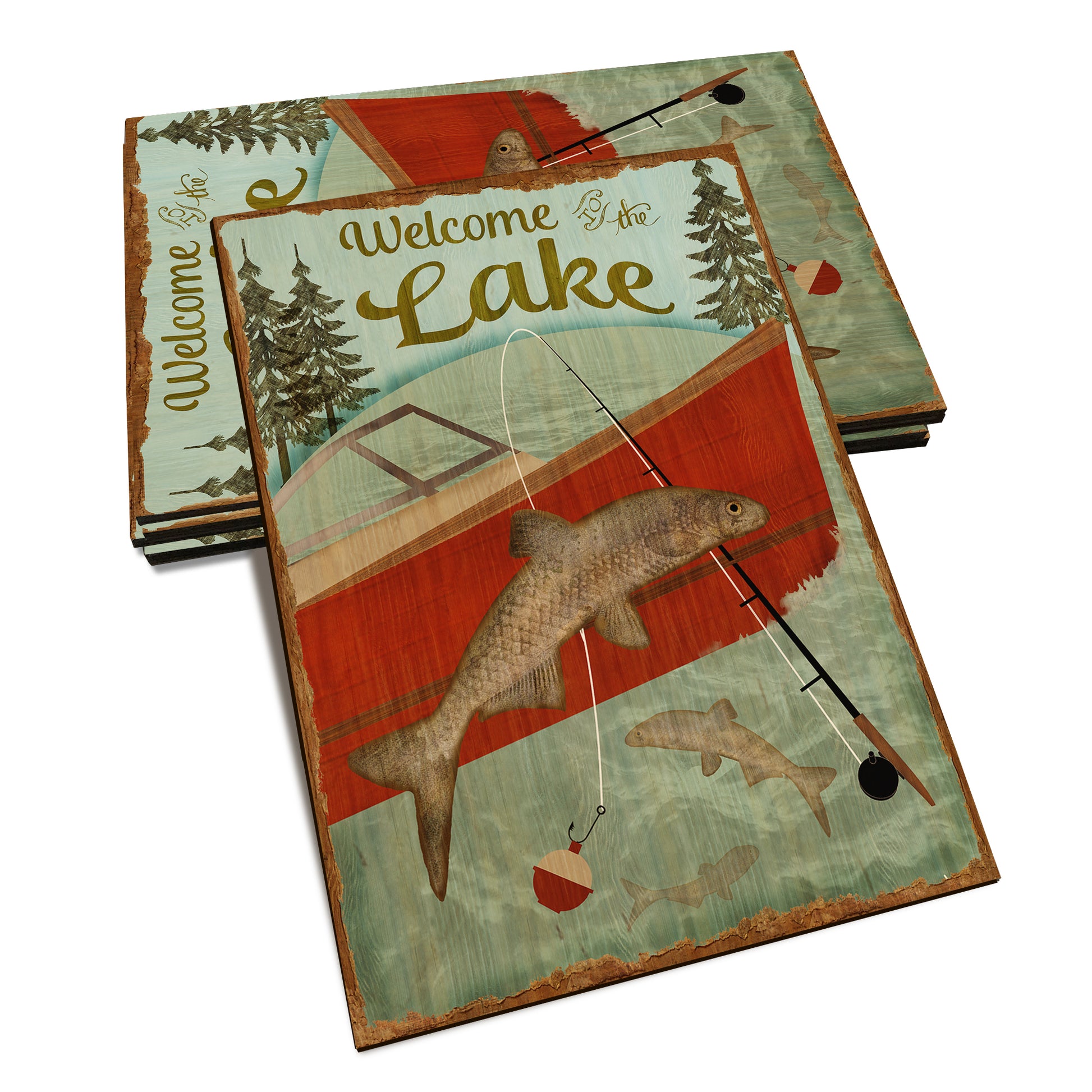 Welcome Lake - Classic Edge Classic Edge Postcard (5pk // $2.80ea)