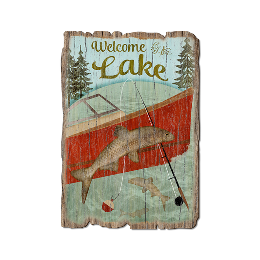 Greeting Card: Weathered Edge - Welcome Lake (Pack of 5)