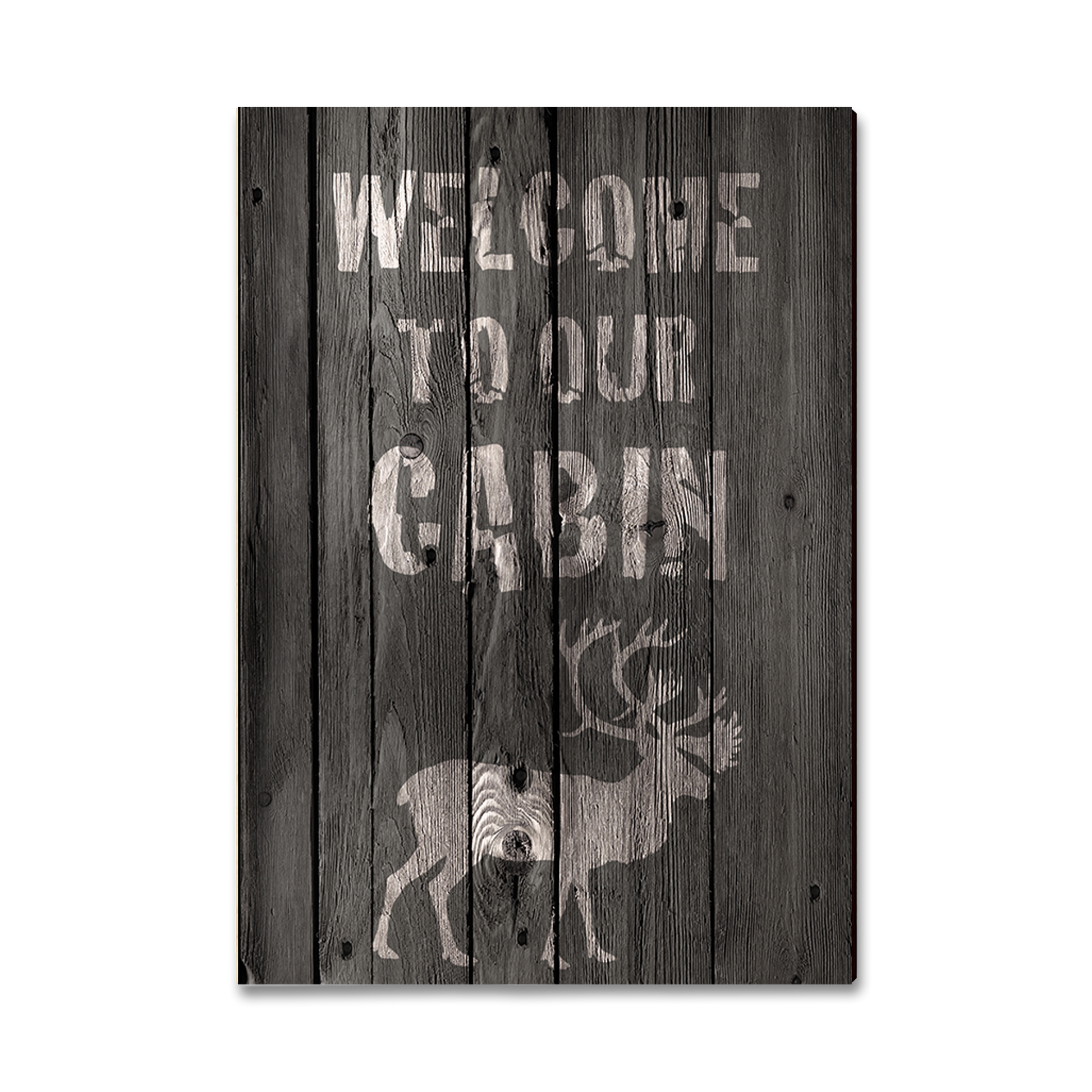 Postcard: Classic Edge - Welcome To Our Cabin