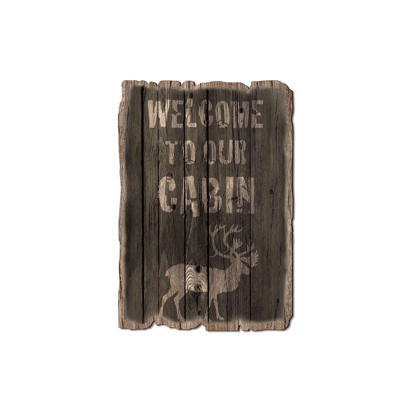 Welcome To Our Cabin - Rustic Edge Postcards & Magnets Rustic Edge Magnet (5pk // $2.80ea)