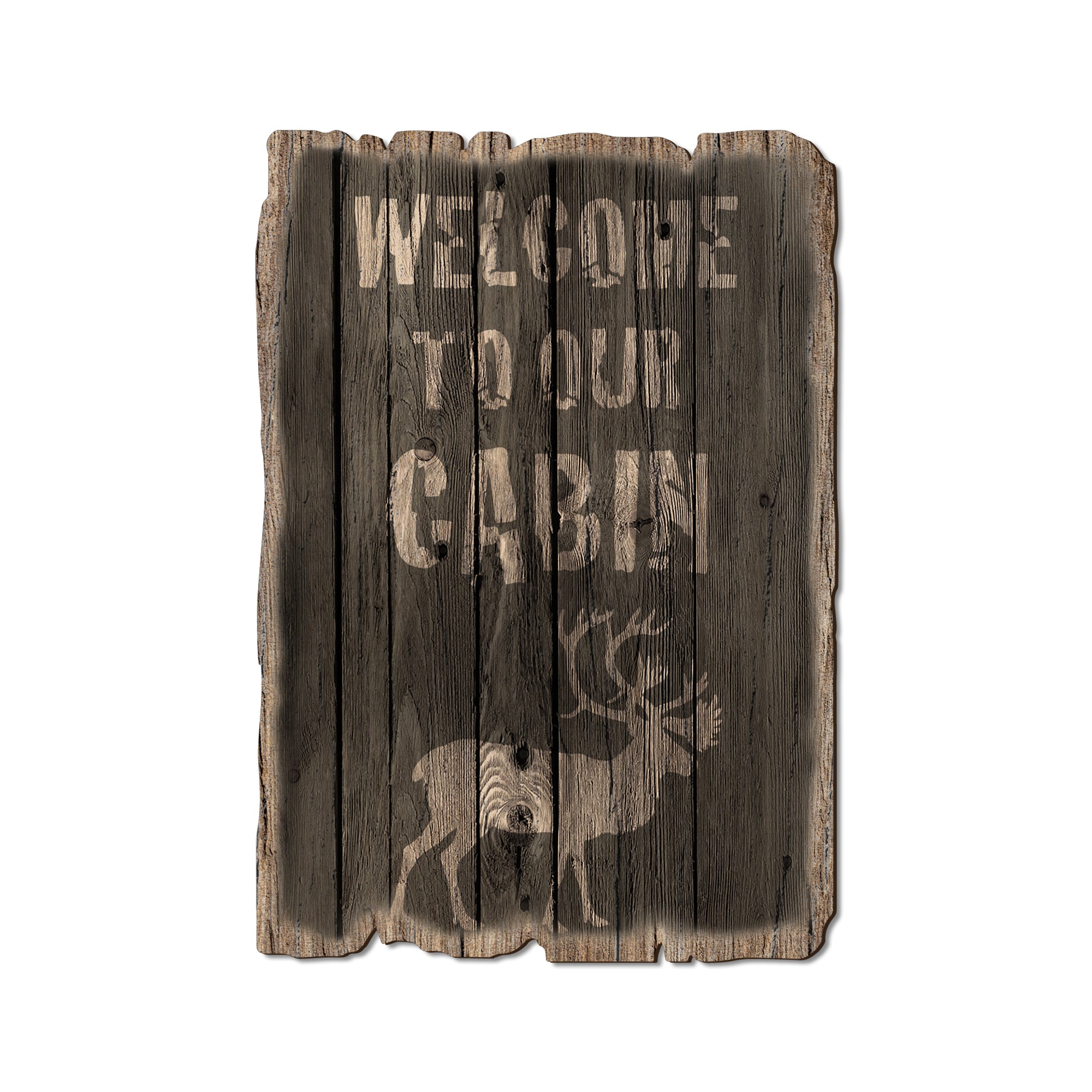 Welcome To Our Cabin - Rustic Edge Postcards & Magnets Rustic Edge Postcard (5pk // $2.80ea)