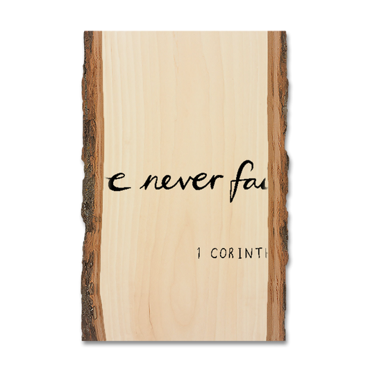 Greeting Card: Live Edge - Never Fails