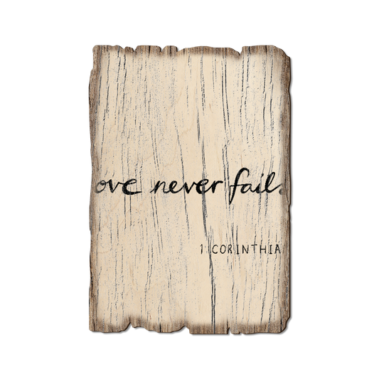 Greeting Card: Weathered Edge - Never Fails (Pack of 5)